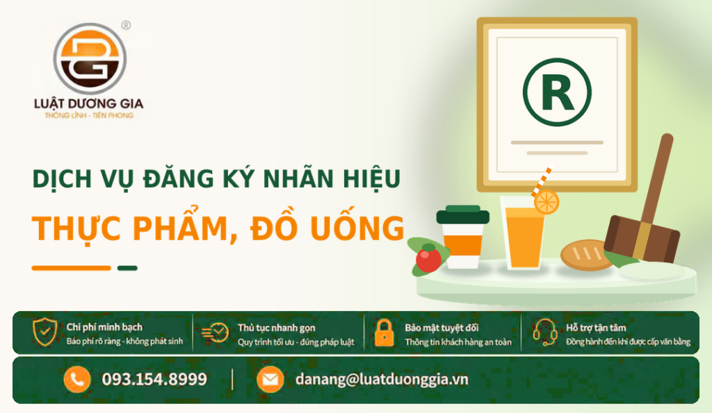 Dịch vụ đăng ký nhãn hiệu thực phẩm, đồ uống